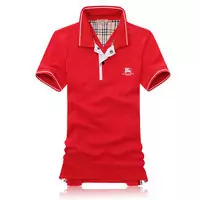 t-shirt discount burberry hommes cotton 1856 founded bw0019 red